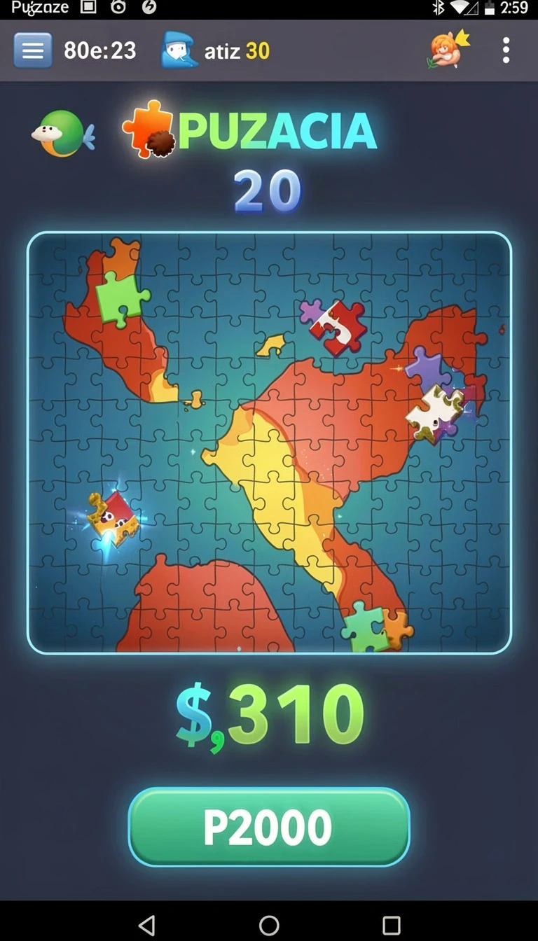 73k - Tampilan utama dengan grafis yang menarik.