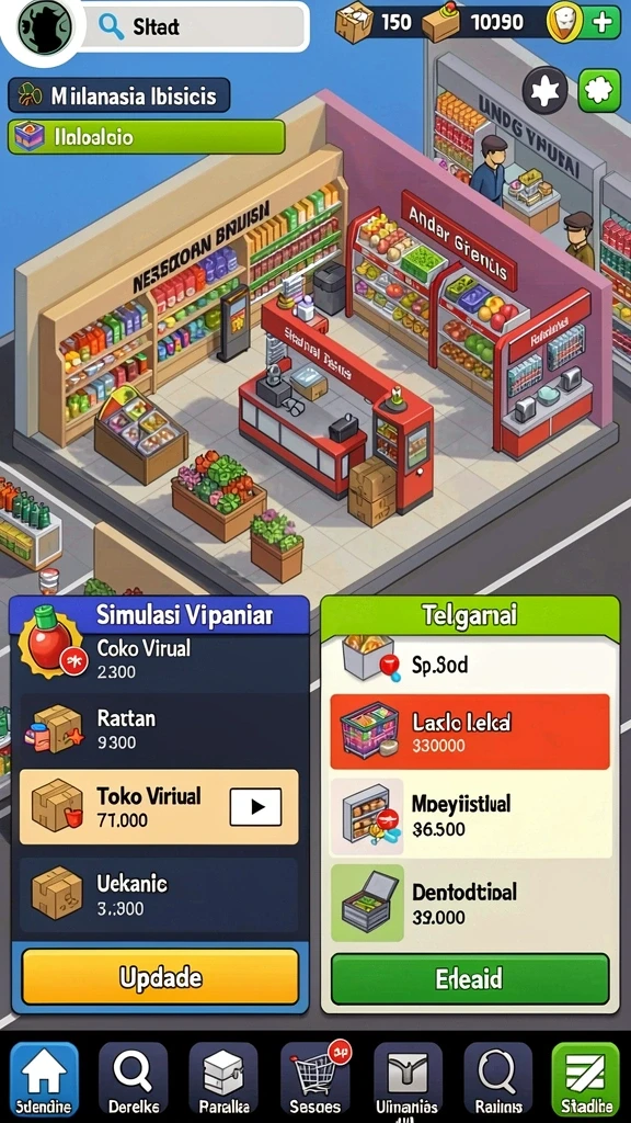 888r - Tampilan antarmuka yang modern dan menarik.