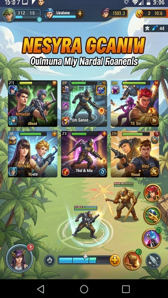9zk - Pemandangan menawan di dalam game 9ZK.
