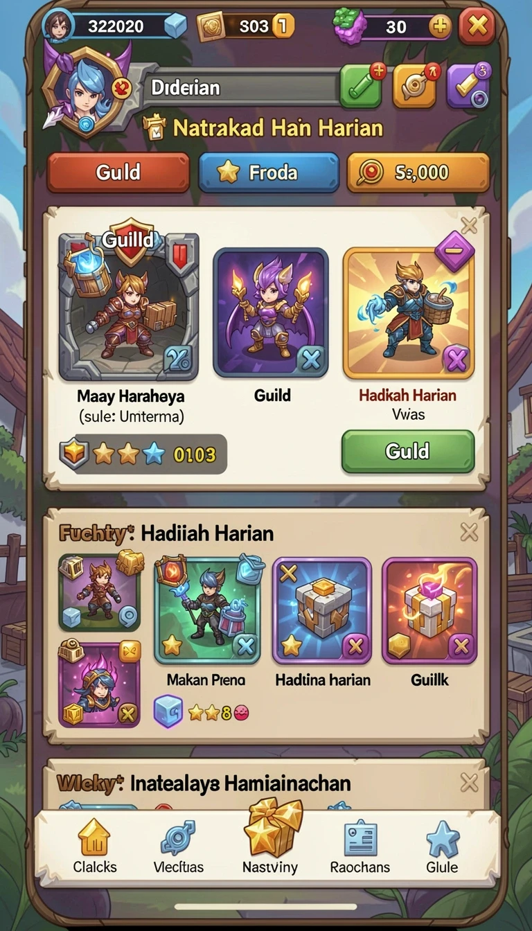 asia200 - Tangkapan layar level yang penuh warna.