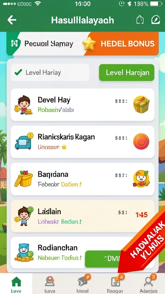 macantoto - Tampilan antarmuka yang menarik dan mudah digunakan.