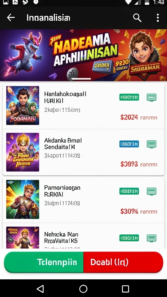 palu4d - Tampilan antarmuka pengguna yang menarik dan intuitif.