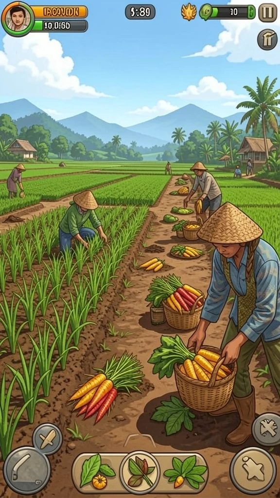 surya898 - Screenshot menunjukkan karakter utama dalam aksi seru.